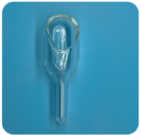 Verrerie de laboratoire bateau de pesage Miniature cuillère de pesage en verre personnalisée de haute qualité