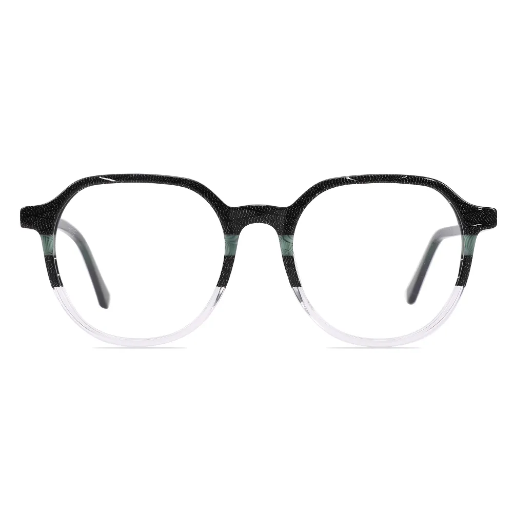 P6233 Wholesale fashion oversized acetate frame optical glasses eyeglasses