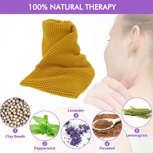 Wheat <strong>Bag</strong> <strong>Microwave</strong> Period Pain Relief Heat Pad Portable Hot Compress Reusable Clay Beads Heat Pack - Product Image 2