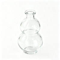 Carafe à vin en verre transparent BingYan 500 ml avec couvercle en forme de pêche et design gourde pour le stockage de la bière artisanale à domicile