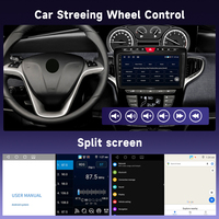 Autoradio Android Podofo 9 pouces 4+64G pour Lancia Ypsilon 2011-2020, audio de voiture, Carplay/Android Auto sans fil, GPS, RDS, WIFI, OEM/OEM