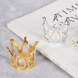 Cake Toppers Mini Princess Crown Heart Shape Birthday Decoration Reusable Cake Decorating Supplies - Product Image 2