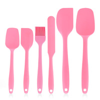 Ustensiles de cuisine en silicone antiadhésifs et résistants à la chaleur, ensemble de spatules en silicone, ensemble d'ustensiles de cuisine en silicone