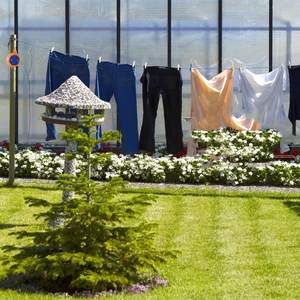 <span class=keywords><strong>Mini</strong></span> <span class=keywords><strong>tendedero</strong></span> retráctil de plástico para exteriores, <span class=keywords><strong>tendedero</strong></span> mágico portátil, resistente al viento, antideslizante, de acero inoxidable, para montar en la pared - Product Image 6