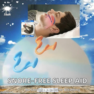 Dilatateur nasal en silicone anti-ronflement amélioré pour l'approvisionnement en soins de santé, pince nasale pour arrêter les ronflements, améliorer la qualité du sommeil, Geesion G-NSD - Product Image 2