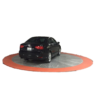 Table tournante de voiture d'une capacité de 3000kg, plate-forme rotative télécommandée, diamètre de 4 à 6m, acier/aluminium, applications de salon automobile de garage