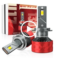 XENPLUS U17 Bombilla de Faro LED H7 130W 20000LM 6500K H1 H3 H4 H7 H11 H13 9005 9006 9012 9004 9007 para Sistemas de Iluminación Automotriz