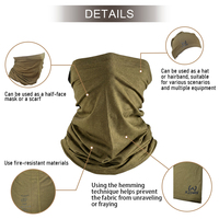Masques tactiques de camouflage pour jeux de plein air, bandes de cou et protège-cou respirants – Vente en gros usine KCZ-FNG-FR