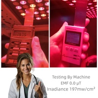 Lampe de thérapie LED professionnelle Azuretherapy 180 LED, appareil portable pour lit, panneau de luminothérapie rouge, usage médical, EU/US, sur pied, corps entier
