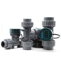 Medidor de Flujo de Agua Digital DIJIANG Sea ZJLCD PVC OEM, Precio de Fábrica, DN15-DN80, Salida de Pulso de 10-30 VCC, RS485