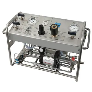 휴대용 고압 유압 테스트 펌프 버스트 압력 공압 공기 구동 가스 부스터 펌프