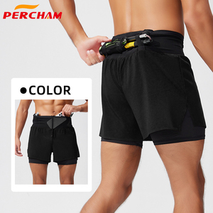 Shorts <span class=keywords><strong>de</strong></span> course à pied pour hommes, shorts <span class=keywords><strong>de</strong></span> fitness pour marathon, shorts <span class=keywords><strong>de</strong></span> basket-ball avec double couche pour la <span class=keywords><strong>randonnée</strong></span> en plein air, la salle <span class=keywords><strong>de</strong></span> sport, les entraînements sportifs - Product Image 3