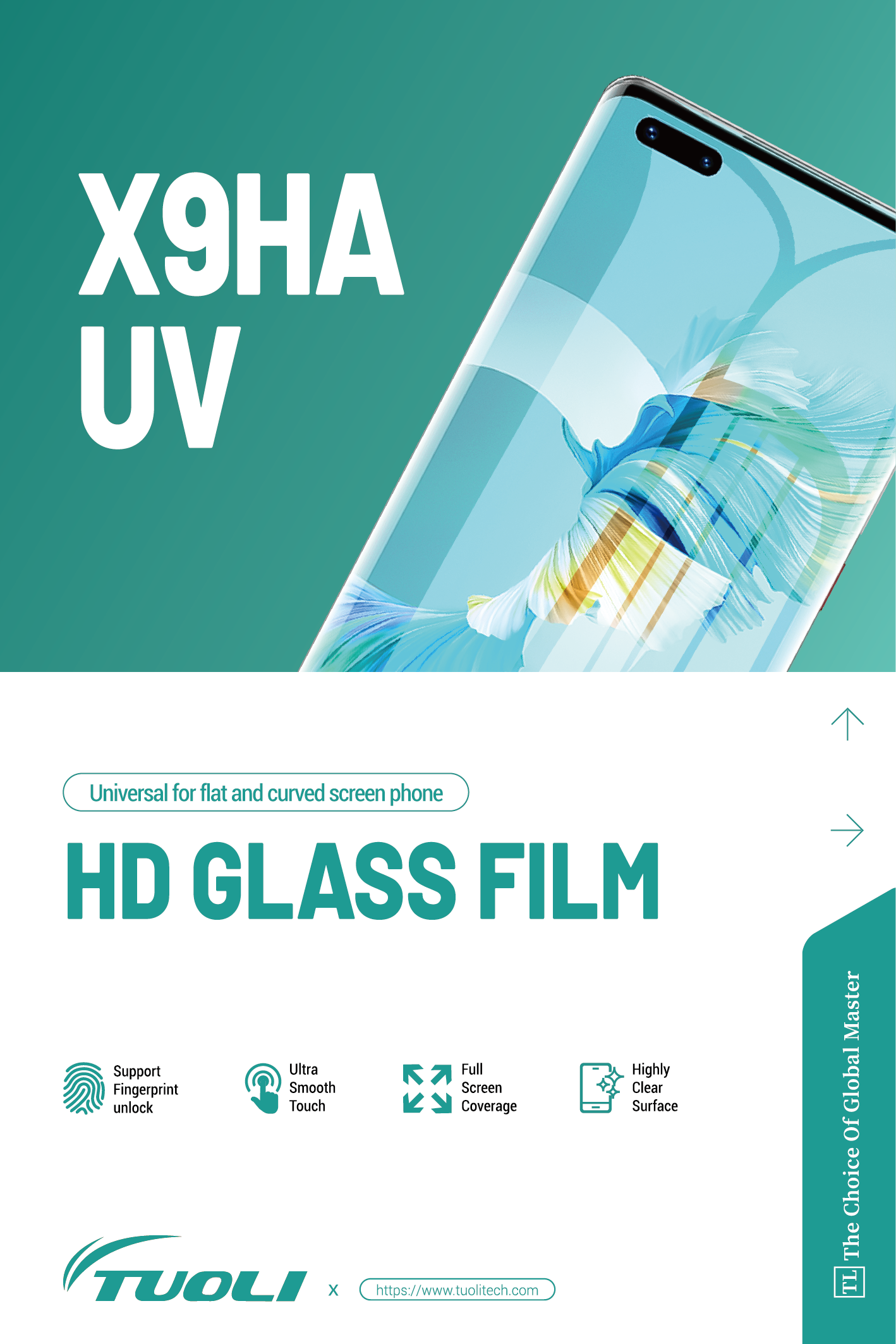 X9HA PMMA UV glass film