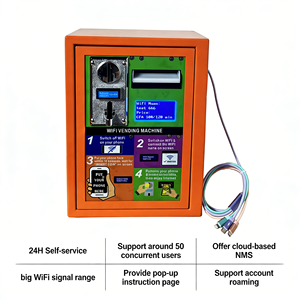 EU Top Selling Products Online Wall Mounted 2 in 1 Coin Operated Charging Service <b>4G</b> WiFi Vending Machine - Product Image 3