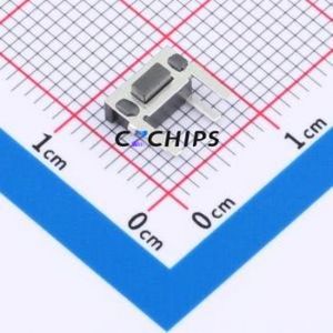 TS-1188A-C-A Tactile Switch Through hole Component THT Switch Single Pole Single Throw Rectangle Button 2.6N Right Angle Insert - Product Image 1