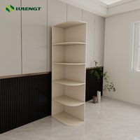 Armoire de rangement autoportante en forme de L, système modulaire d'armoires d'angle pour vêtements, placard d'angle simple et fin pour chambre à coucher
