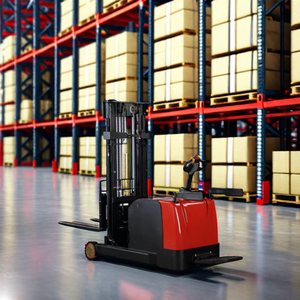 Carretilla elevadora de paleta eléctrica portátil de 2000kg, apilador de grúas de contenedores, elevador de horquilla con altura de elevación de 4,5 metros - Product Image 6