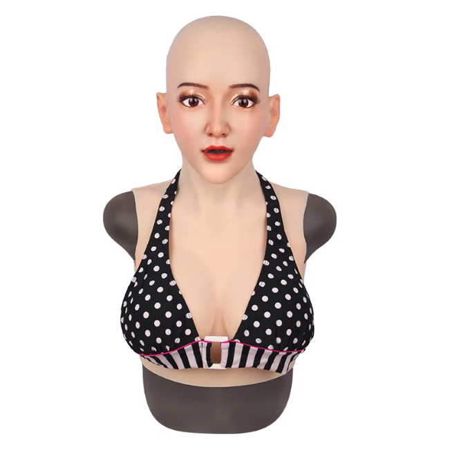 Talla de copa C-E con pelo y maquillaje