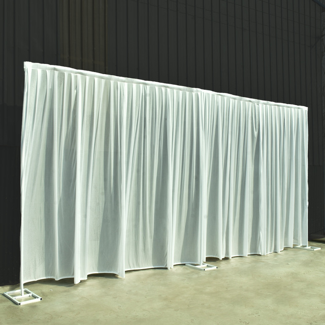 Hot Sale Moka Ice Silk Wedding Backdrop Curtain Drapes 3*3m Customized Size & Color for Wedding Event Party Stage Decoration