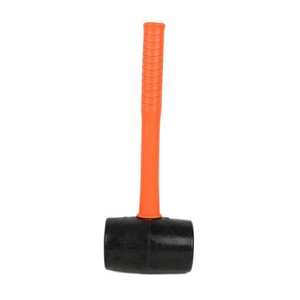 Maillet en caoutchouc pour pose de carrelage 100015002000 Antichoc avec poignée orange - Product Image 1