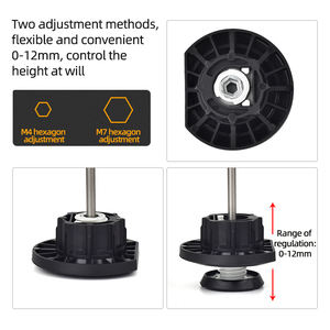 Pied d'<span class=keywords><strong>armoire</strong></span> de meuble en plastique bon marché pieds en plastique d'injection de nivellement pieds d'<span class=keywords><strong>armoire</strong></span> réglables - Product Image 4