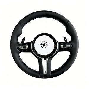 <span class=keywords><strong>Volante</strong></span> Deportivo <span class=keywords><strong>M</strong></span> Sport con Acabado de Carbono y Material de Cuero con LED Completo para <span class=keywords><strong>BMW</strong></span> F10 F15 F22 F30 F32 M3 F80 M4 F82 M2 F87 M5 F90 E70 <span class=keywords><strong>E90</strong></span> E92 - Product Image 2