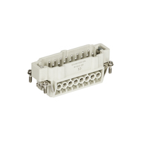 Connecteur industriel automobile multipolaire SENTUO He 16 broches 16A 250V en cuivre IP65/IP67 avec boîtier en acier inoxydable robuste