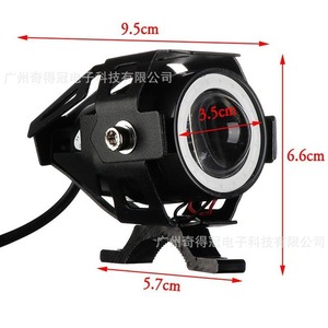 ไฟหน้ามอเตอร์ไซค์ QideWin รุ่น Mini U7 แบบเลนส์คู่ พร้อมไฟ Angel Eye สำหรับติดตั้งเพิ่มเติม อัพเกรด ไฟหน้าอะลูมิเนียมอัลลอย - Product Image 4