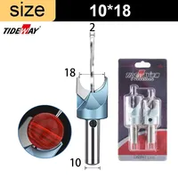 TIDEWAY Fresa para router de madera de grado industrial con vástago de 10mm, para cuentas de Buda, punta esférica y redondeo de esquinas, con recubrimiento de AlTiN, OEM/ODM