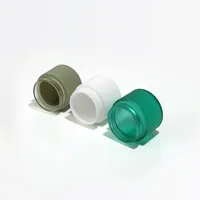 Vente en gros de pots en verre ronds de 5 ml et 9 ml, résistants aux enfants, de qualité supérieure, étanches aux odeurs, pour le stockage de fleurs et de hash