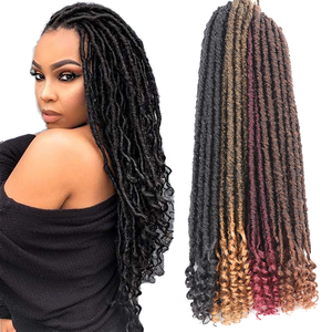 Vente en Gros Extensions de Cheveux au <span class=keywords><strong>Crochet</strong></span> Locs Déesse 16 Pouces 24 Brins Fausses Locs Cheveux à Tresser au <span class=keywords><strong>Crochet</strong></span> - Product Image 1