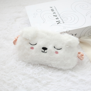 Máscara <span class=keywords><strong>de</strong></span> ojo <span class=keywords><strong>de</strong></span> felpa <span class=keywords><strong>de</strong></span> tela súper cómoda <span class=keywords><strong>para</strong></span> <span class=keywords><strong>dormir</strong></span> oso conejito animal relleno visera lindo parche <span class=keywords><strong>de</strong></span> <span class=keywords><strong>peluche</strong></span> <span class=keywords><strong>de</strong></span> juguete - Product Image 1