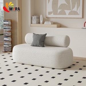 Canapé droit de petite taille, recouvert de tissu, pour salon, <span class=keywords><strong>location</strong></span>, style minimaliste - Product Image 6