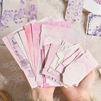 100 feuilles par paquet matériaux île de brouillard écoute du vent série planificateur bricolage feuilles de base décoratives