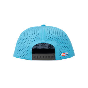 Casquette de golf TCAP Chine ODM imperméable en caoutchouc PVC perforé découpé au laser avec logo et cordon - Product Image 3