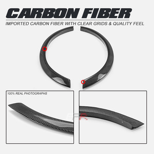 Juego de cubiertas de guardabarros traseros tipo NIS de fibra de carbono para NISSAN SKYLINE R33 BCNR33 GTR - Product Image 2
