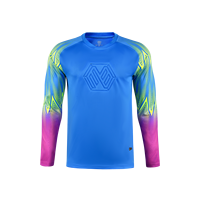 2025 dernier rose gardien de but haut Logo personnalisé manches longues hommes Football Football entraînement maillot coupe automatisée équipe porter des vêtements