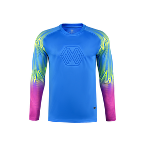 2025 maglia da allenamento da <span class=keywords><strong>calcio</strong></span> rosa con Logo personalizzato a maniche lunghe da uomo con Top da portiere con taglio automatizzato <span class=keywords><strong>abbigliamento</strong></span> da squadra - Product Image 3
