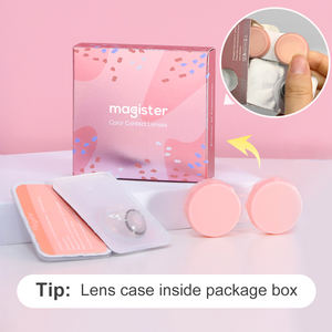 Livraison gratuite Lentilles de <span class=keywords><strong>contact</strong></span> hydrogel Lentilles transparentes Fresh New Color Look Jetable Eye Beauty Lentilles de <span class=keywords><strong>contact</strong></span> souples avec puissance - Product Image 6