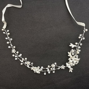 SLBRIDAL-Diadema hecha a mano con cristales y diamantes de imitación para mujer, bandana para el <span class=keywords><strong>pelo</strong></span>, accesorios para el cabello, joyería para mujer - Product Image 4