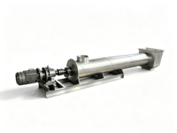 ZS 304/316 Rohrförmiger Kleiner Schneckenförderermotor für Mehl, Getreide, Kohlestaub, Vibrationsförderer 60W 110V 1 Jahr Garantie Neu