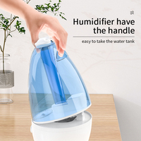 Humidificateur d'air électrique intelligent en plastique à ultrasons, aromathérapie, veilleuse, humidification rapide, sûr et silencieux pour la chambre de bébé