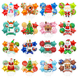 Disfraz de Globo de Santa Claus Payaso Geek para Decoración de Fiestas Temáticas de Navidad, Suministro al por Mayor para Comercio Exterior - Product Image 1