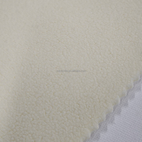 Tissu en velours super doux tricoté 450 g/m² extensible en polaire Aoli avec Spandex pour la décoration intérieure