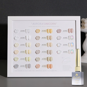 Nouvel ensemble de vernis à ongles gel UV Aurora Ice Transparent, Blanc lait, Blanc riz, Jaune fromage, en promotion - Product Image 1