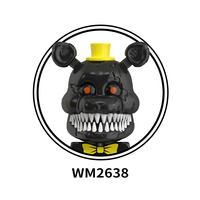 WM6173 FNAF Five-Nuits-Freddy Mini Figurines Blocs Horreur Ours de Minuit Blocs de Construction Briques Jouets Ensembles Enfants