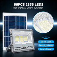 Projecteur solaire haute luminosité 40W avec 2835 LED, éclairage de sécurité extérieur pour maison, rue, entrepôt