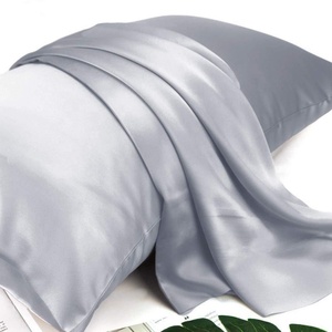 Colore personalizzato regali di natale federa di seta morbido e comodo doppio lato busta tinta unita federa di seta federa - Product Image 5