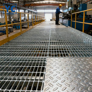 Rejilla de Acero Galvanizado en Caliente para Cubierta de Zanja de Alta Resistencia, Sistema de Drenaje de Paredes y Techos para Pasarelas, Duradera - Product Image 6