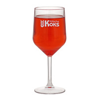 Verre à vin en plastique de 13 oz, SAN Acrylic PC Tritan, verre à vin rouge vintage, verre à vin en plastique réutilisable